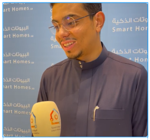 Abdullah Al-Saba during a Smart Homes interview